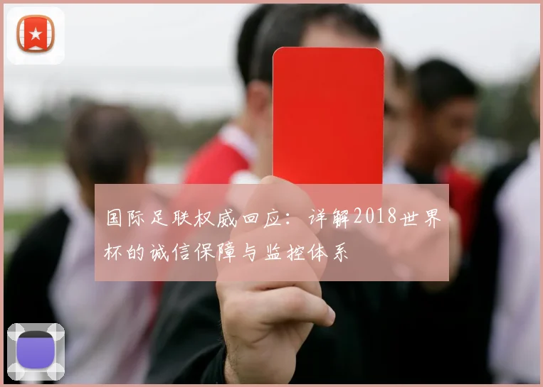 国际足联权威回应：详解2018世界杯的诚信保障与监控体系